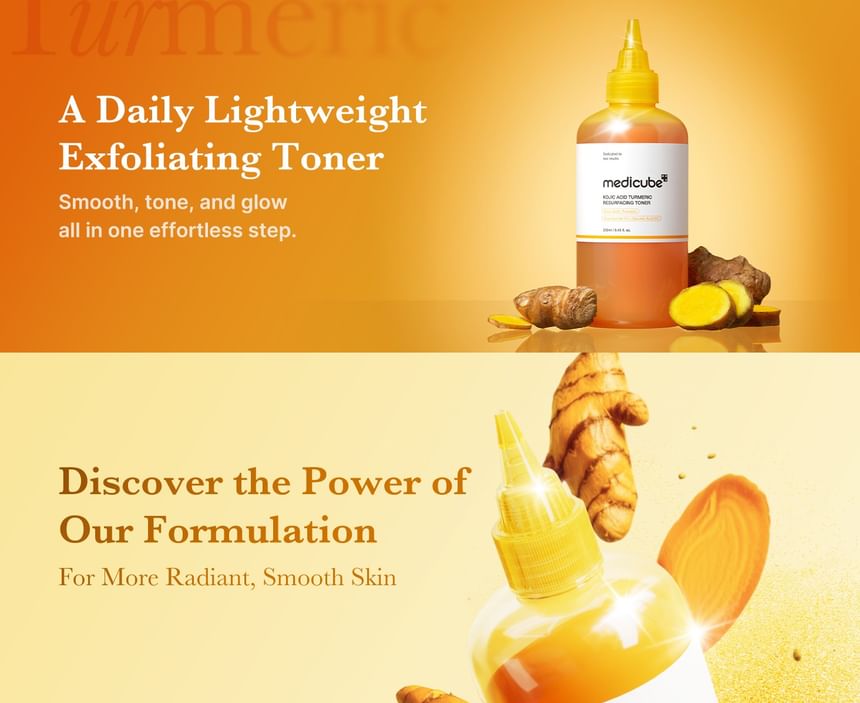 medicube - Kojic Acid Turmeric Resurfacing Toner - Gallery 1