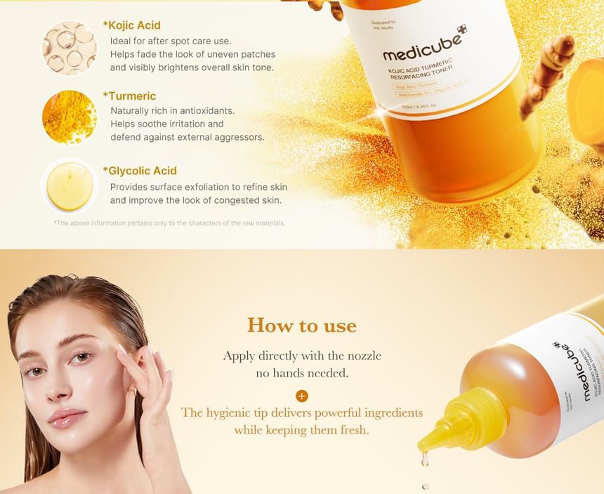 medicube - Kojic Acid Turmeric Resurfacing Toner - Gallery 2