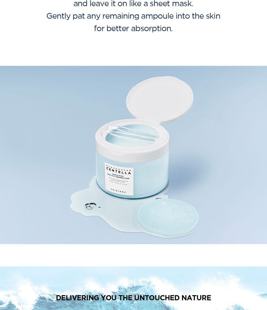 SKIN1004 - Madagascar Centella Hyalu-Cica Jelly-Fit Ampoule Pad - Gallery 24