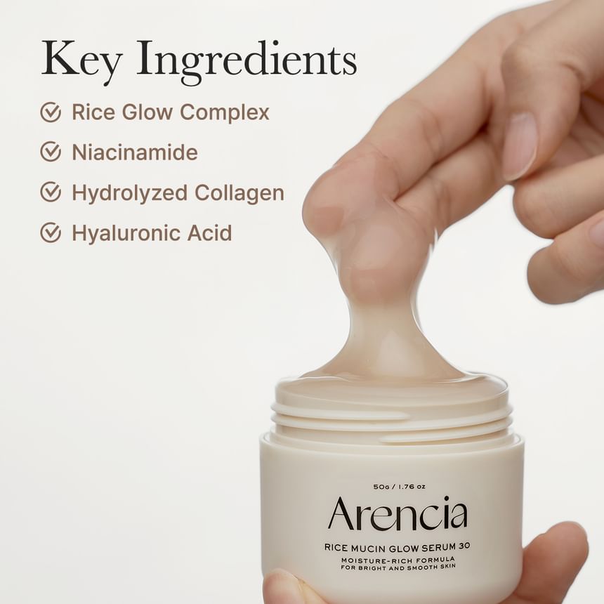 Arencia - Rice Mucin Glow Serum 30 - Gallery 3