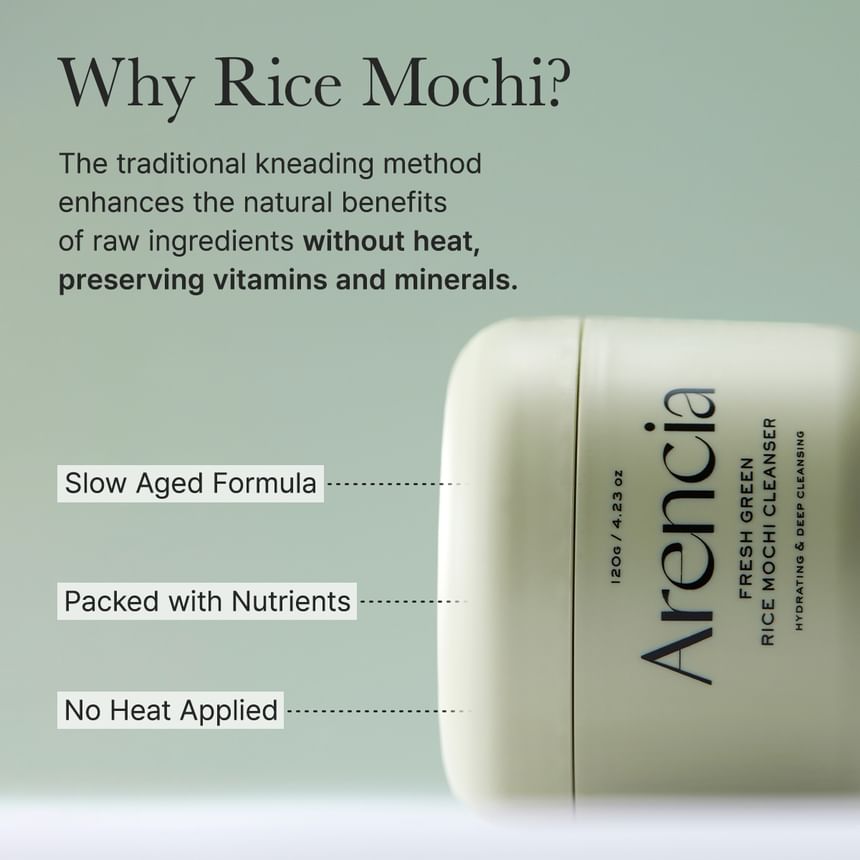Arencia - Fresh Green Rice Mochi Cleanser - Gallery 8