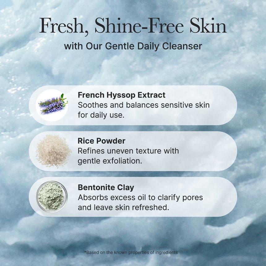 Arencia - Fresh Blue Hyssop Rice Mochi Cleanser - Gallery 4