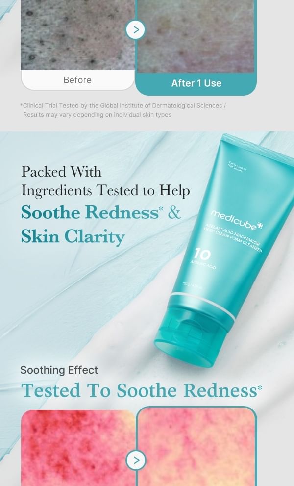 medicube - Azelaic Acid Niacinamide Deep Clean Foam Cleanser - Gallery 3