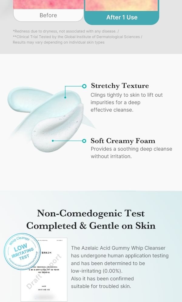 medicube - Azelaic Acid Niacinamide Deep Clean Foam Cleanser - Gallery 4