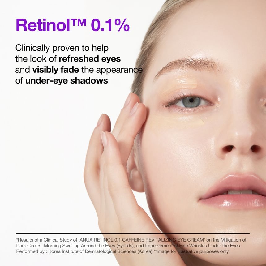 Anua - Retinol 0.1 Caffeine Revitalizing Eye Cream - Gallery 4