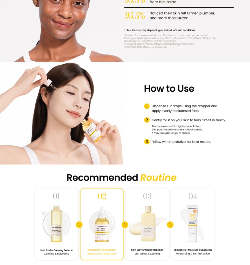 ongredients - Skin Barrier Glow Serum 50ml - Gallery 5