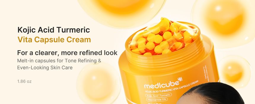 medicube - Kojic Acid Turmeric Vita Capsule Cream - Gallery 1