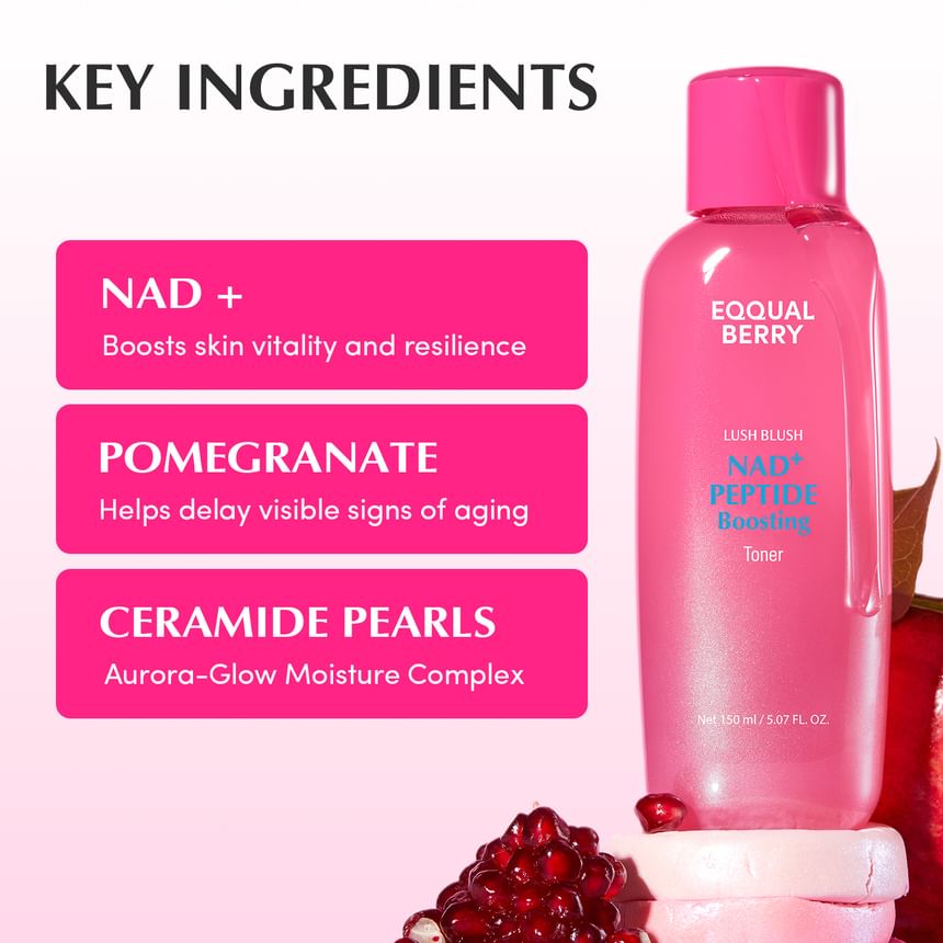 EQQUALBERRY - NAD+ Peptide Boosting Toner - Gallery 4