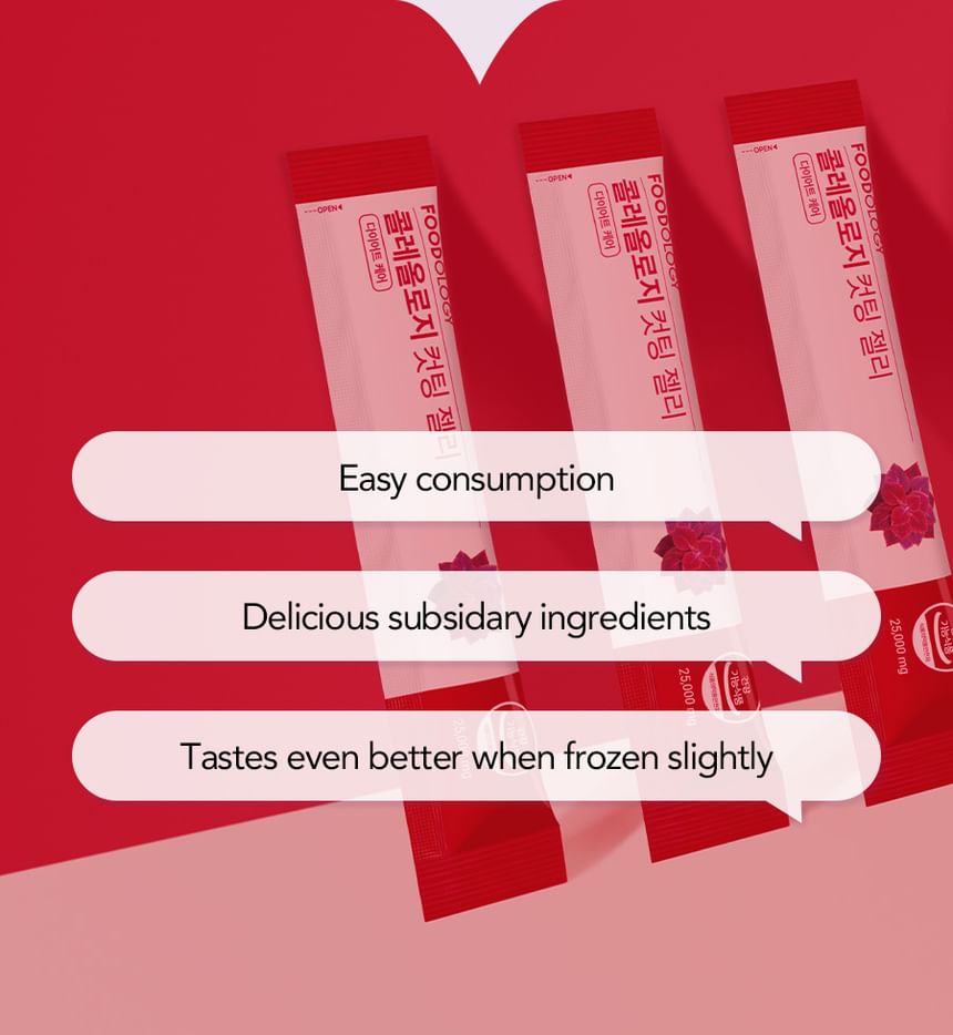 FOODOLOGY - Coleology Cutting Jelly [25g x 10 sticks] - Gallery 47