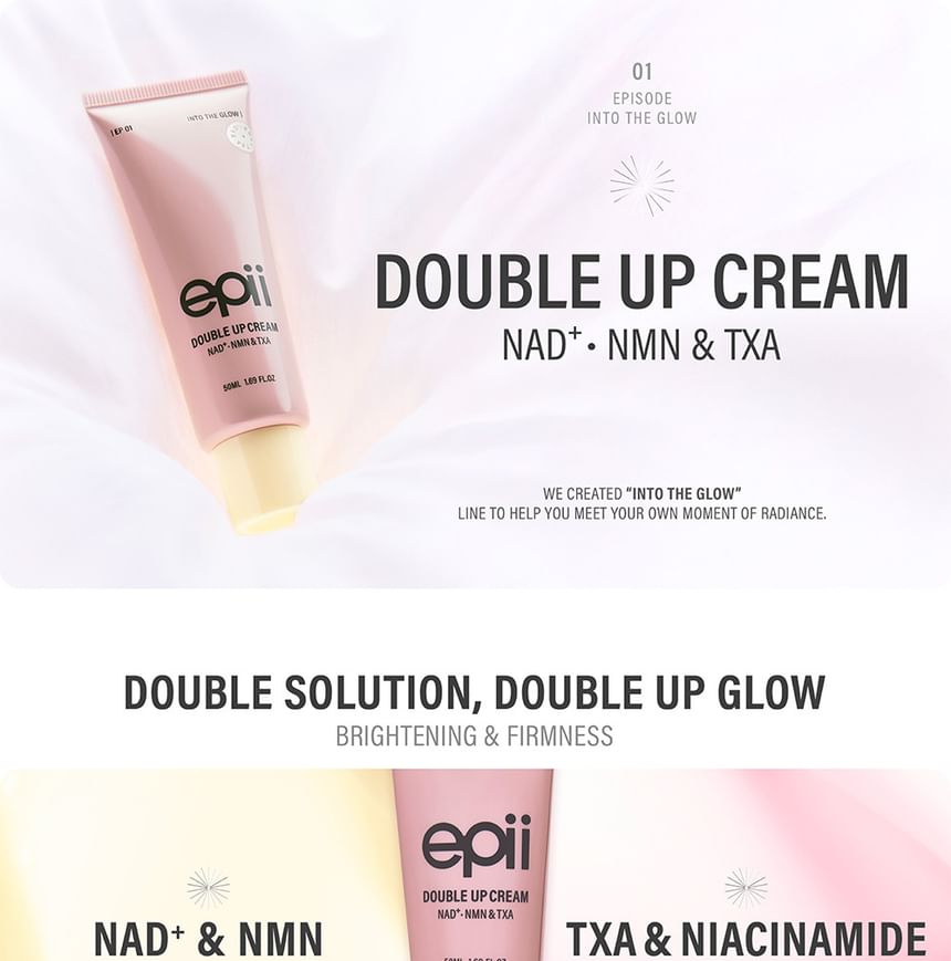epii - Double Up Cream NAD+ NMN & TXA 50ml - Gallery 1