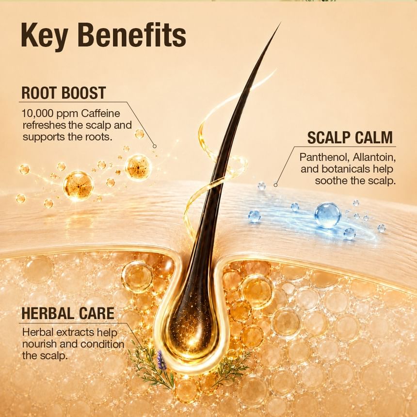 NINELESS - Root-Biome Caffeine Scalp Ampoule - Gallery 4