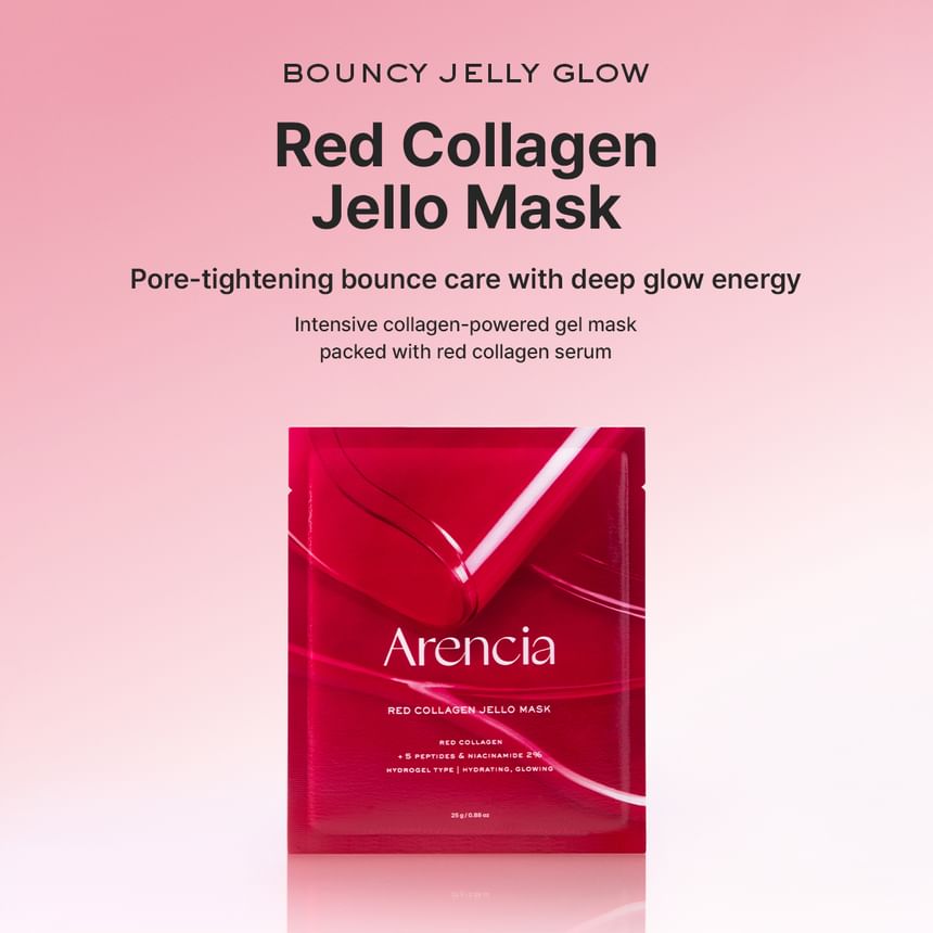 Arencia - Red Collagen Jello Mask [1 Sheet] - Gallery 1