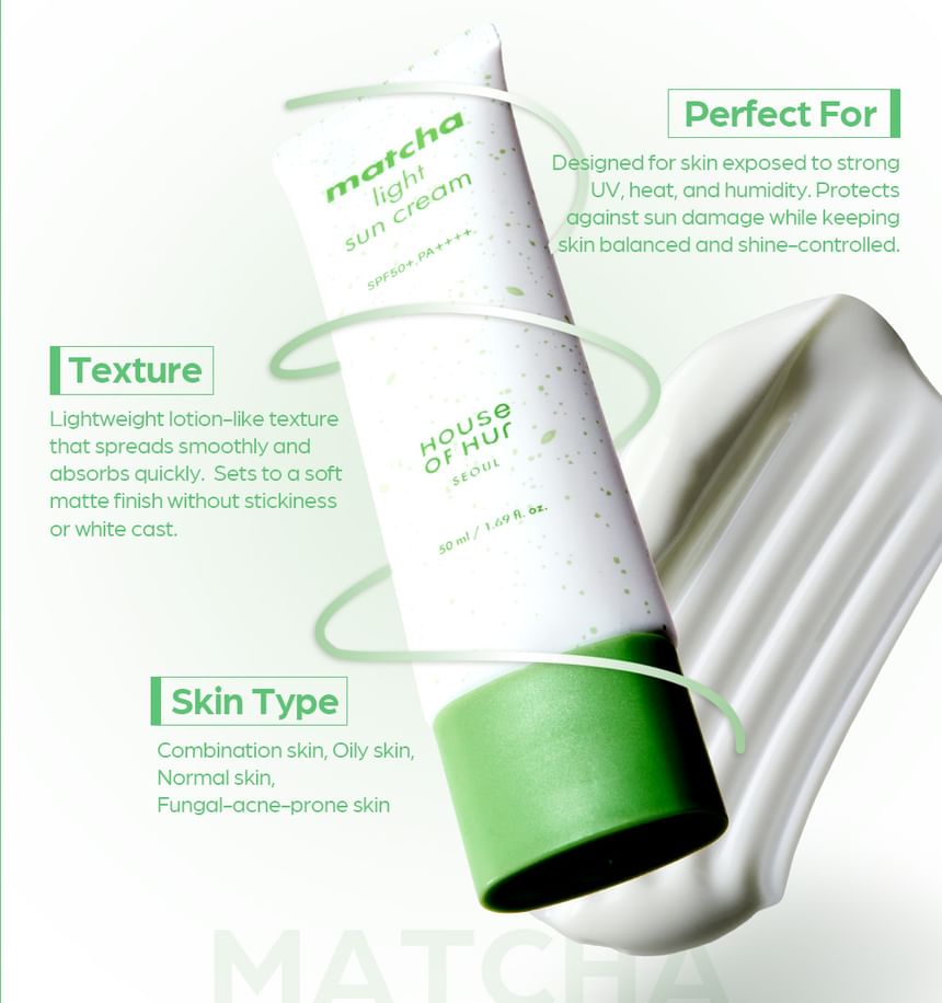House of Hur - Matcha Light Sun Cream - Gallery 6