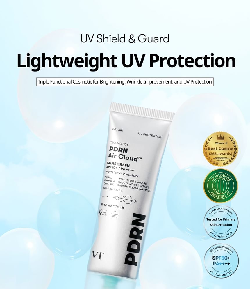 VT - PDRN Air Cloud Sunscreen - Gallery 1