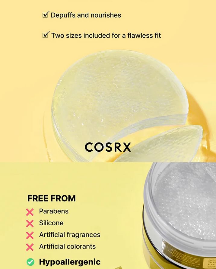 COSRX - Advanced Snail Hydrogel Eye Patch [60 Patches] - Gallery 2