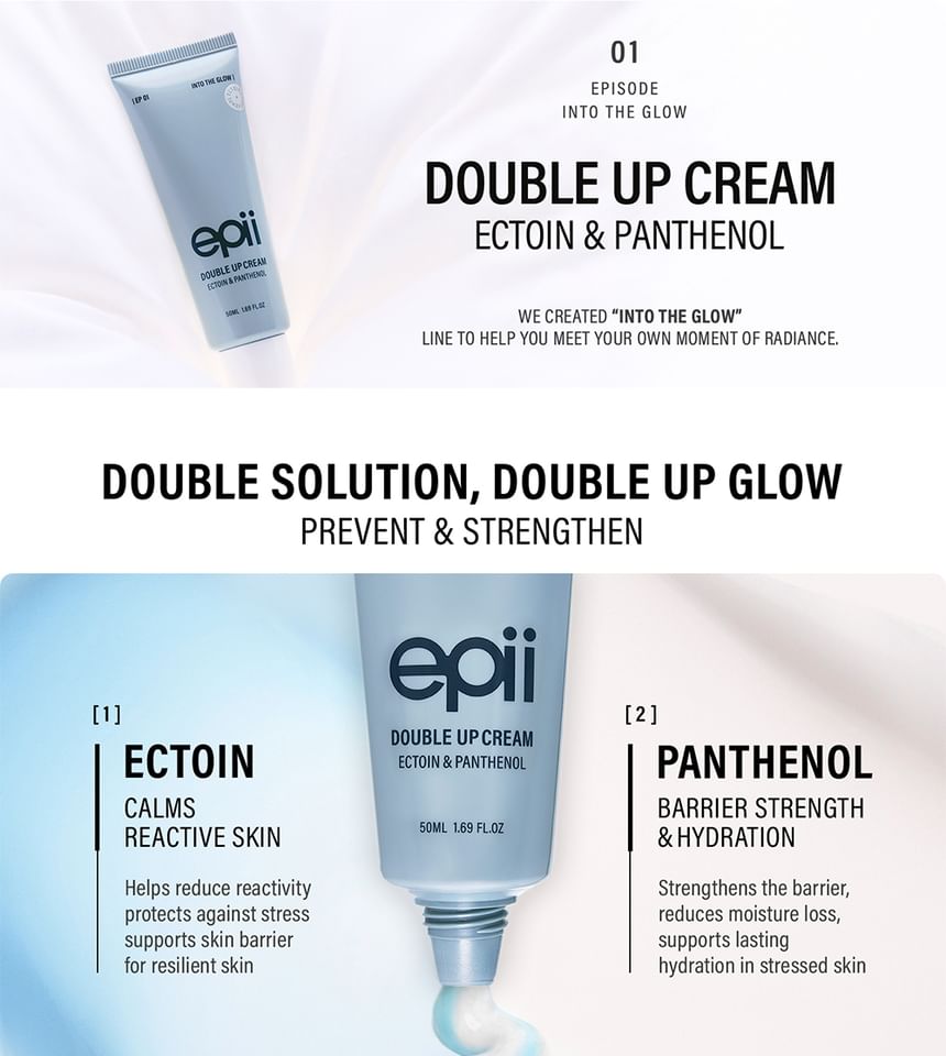 epii - Double Up Cream Ectoin & Panthenol 50ml - Gallery 1