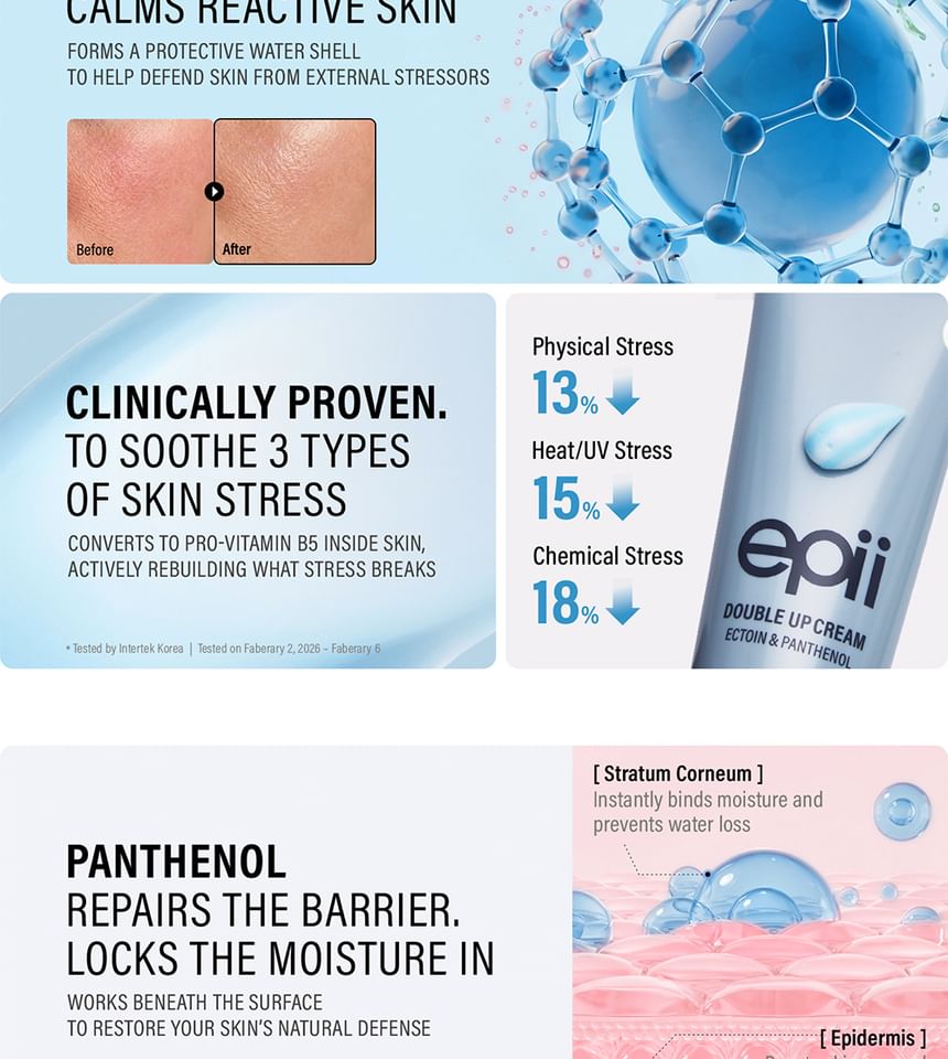 epii - Double Up Cream Ectoin & Panthenol 50ml - Gallery 3