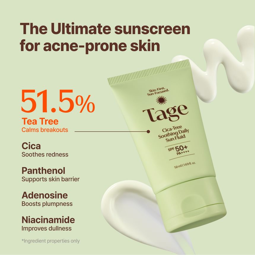 Tage - Cica-Tree Soothing Daily Sun Fluid 50ml - Gallery 10