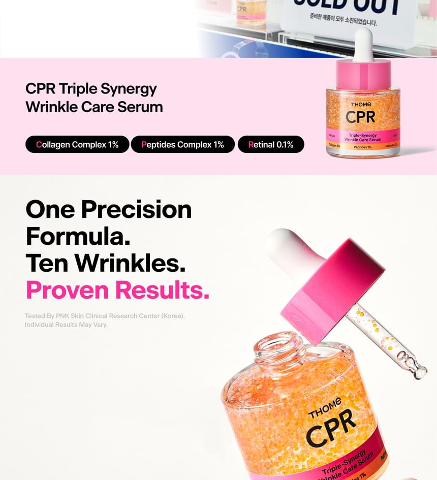 THOME - CPR Triple-Synergy Wrinkle Care Serum 30ml - Gallery 2