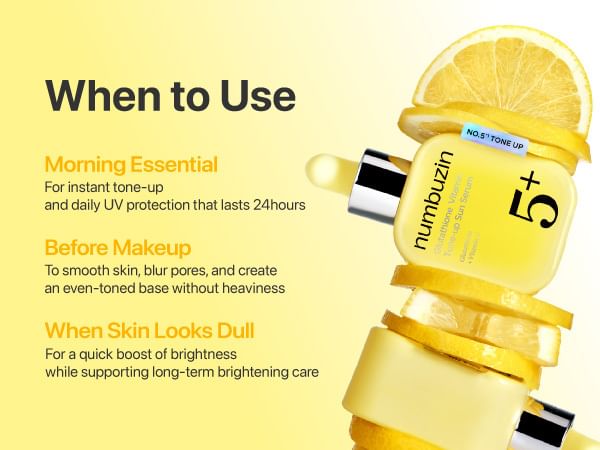 numbuzin - No.5 Glutathione Vitamin Tone-up Sun Serum - Gallery 5