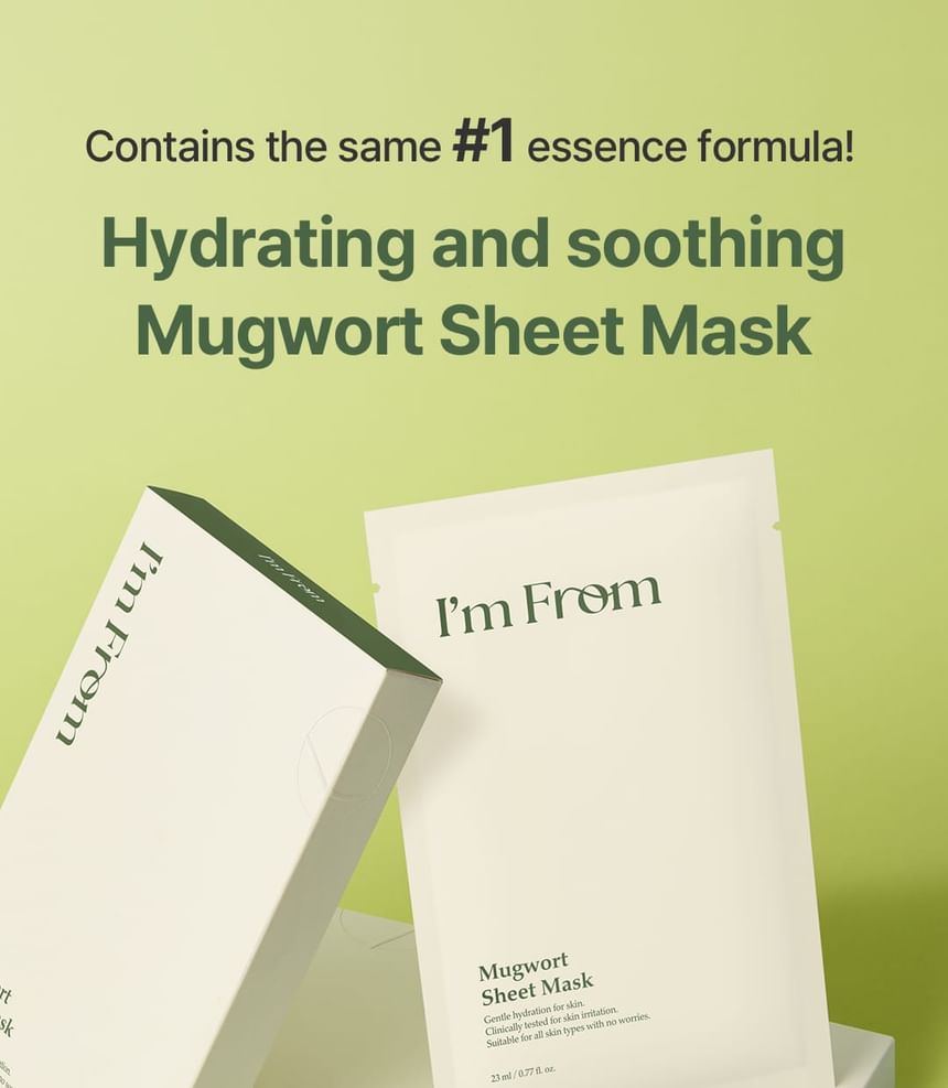 I'm from - Mugwort Sheet Mask - Gallery 1
