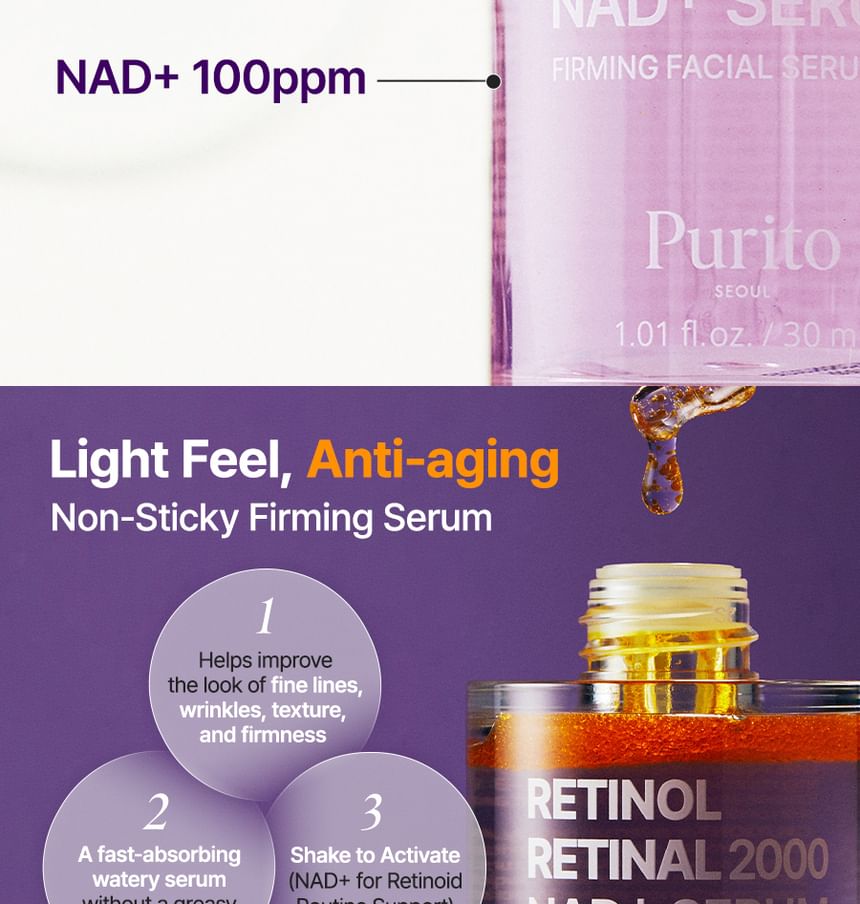 Purito SEOUL - Retinol Retinal 2000 NAD+ Serum - Gallery 2