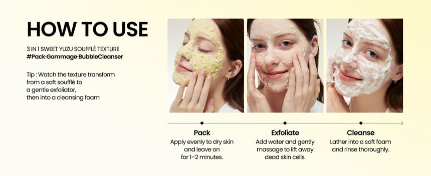 AXIS-Y - Kojic Yuzu Pack Cleanser 60g - Gallery 6