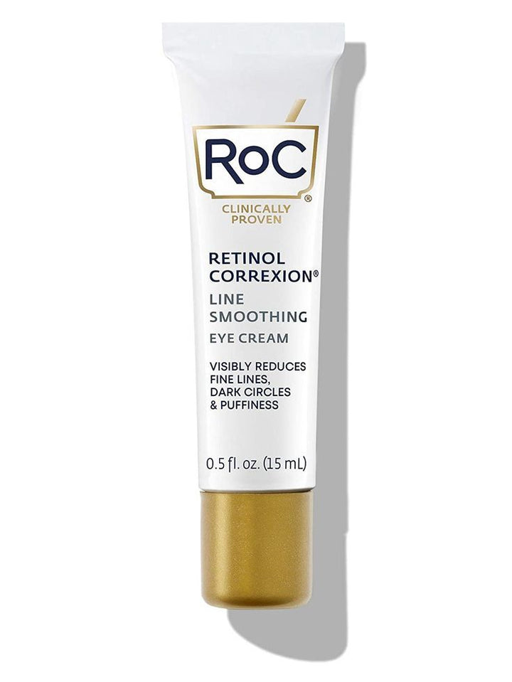 RoC Retinol Correxion Under Eye Cream for Dark Circles & Puffiness, Daily Wrinkle Cream, Anti Aging Line Smoothing Skin