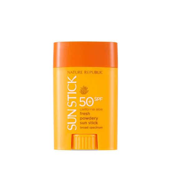 NATURE REPUBLIC California Aloe Fresh Powdery Sunstick Broad Spectrum SPF50+ PA++++