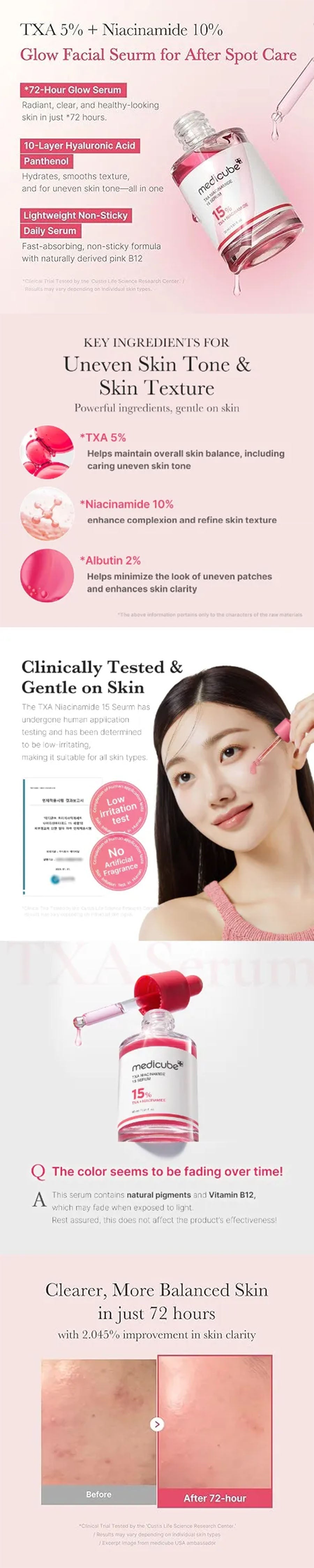 Medicube Txa Niacinamide 15 Serum 30ml - Gallery 1