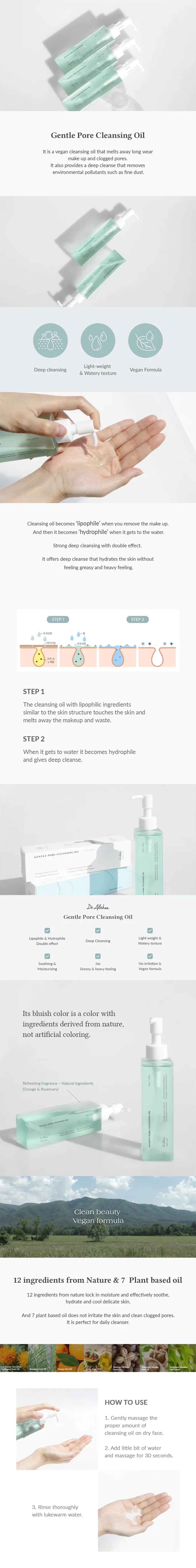 Dr. Althea - Gentle Pore Vegan Cleansing Oil 150ml - Gallery 1