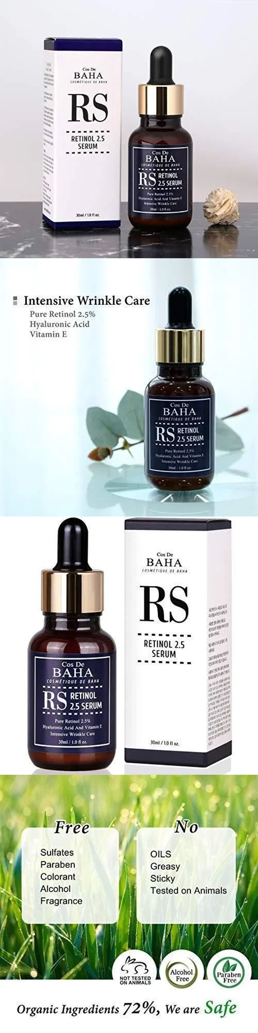 Cos De BAHA - RS Retinol 2.5 Serum 30ml - Gallery 1