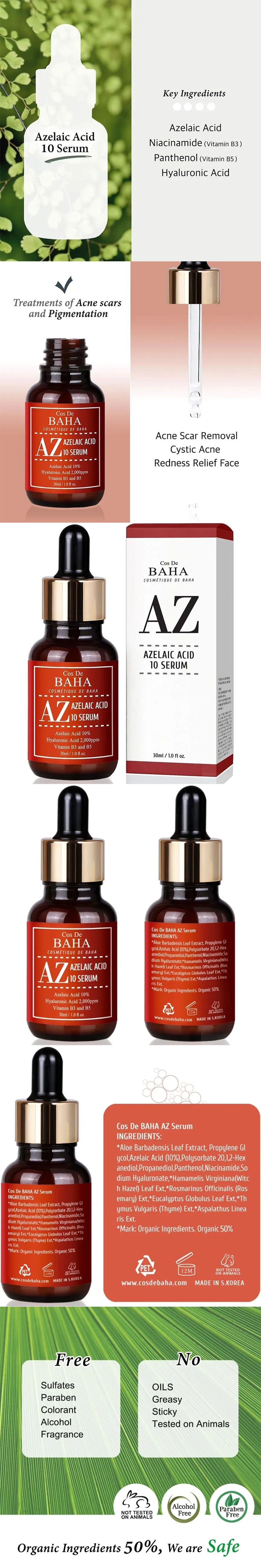 Cos De BAHA Azelaic Acid 10% Serum - Gallery 1