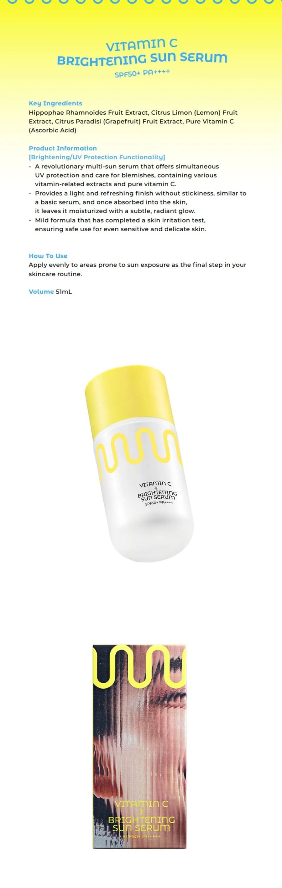 COMMONLABS - Vitamin C Brightening Sun Serum - Gallery 1