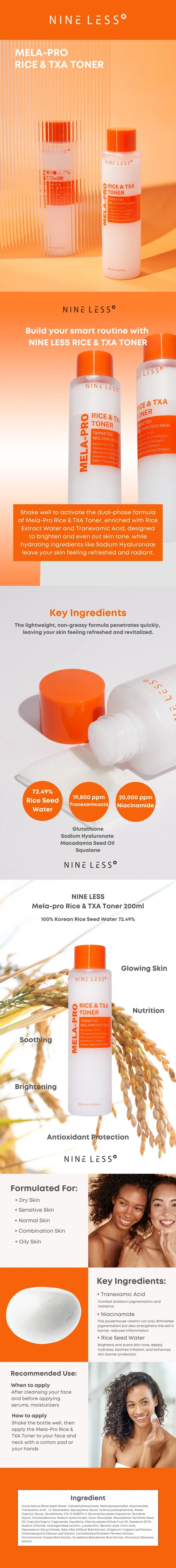 NINELESS - MELA-PRO Rice & TXA Toner - Gallery 1