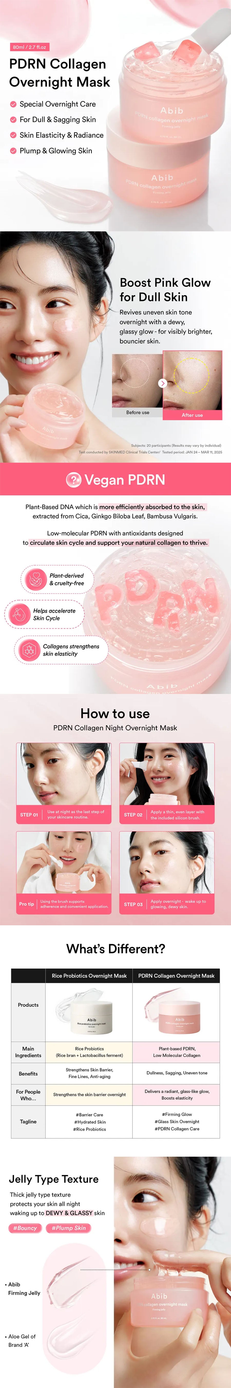 Abib - PDRN Collagen Overnight Mask Firming Jelly - Gallery 1