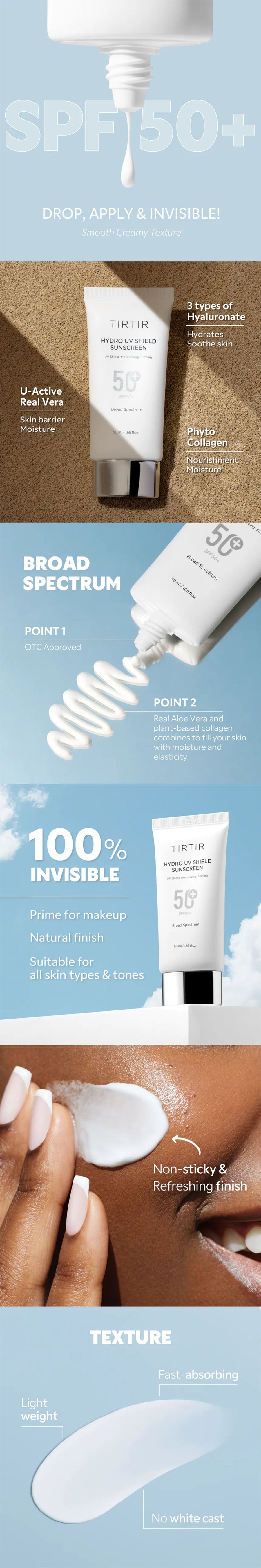 TIRTIR - Hydro UV Shield Sunscreen - Gallery 1