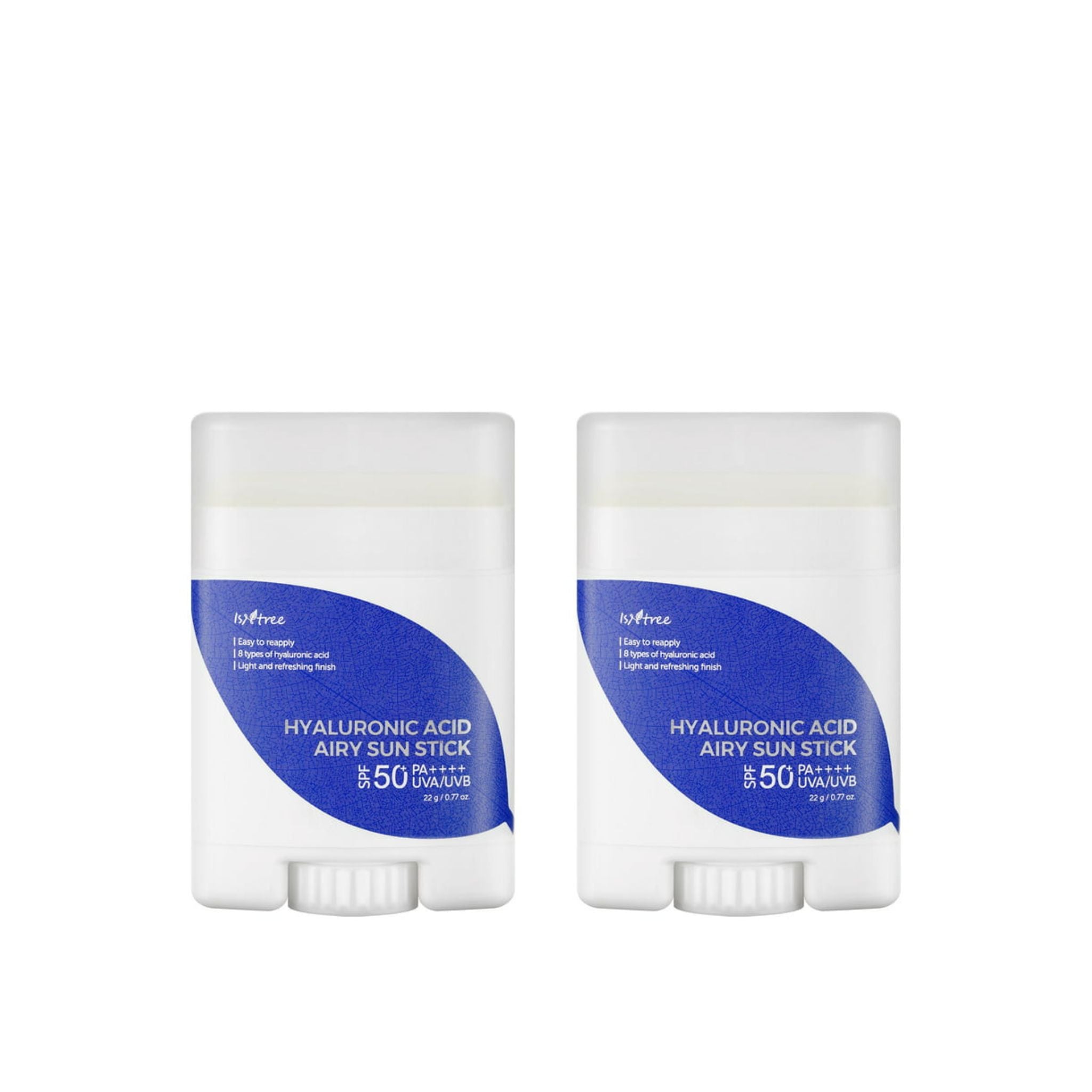 [x2 BUNDLE] ISNTREE - Hyaluronic acid Airy Sun stick SPF 50+PA+++