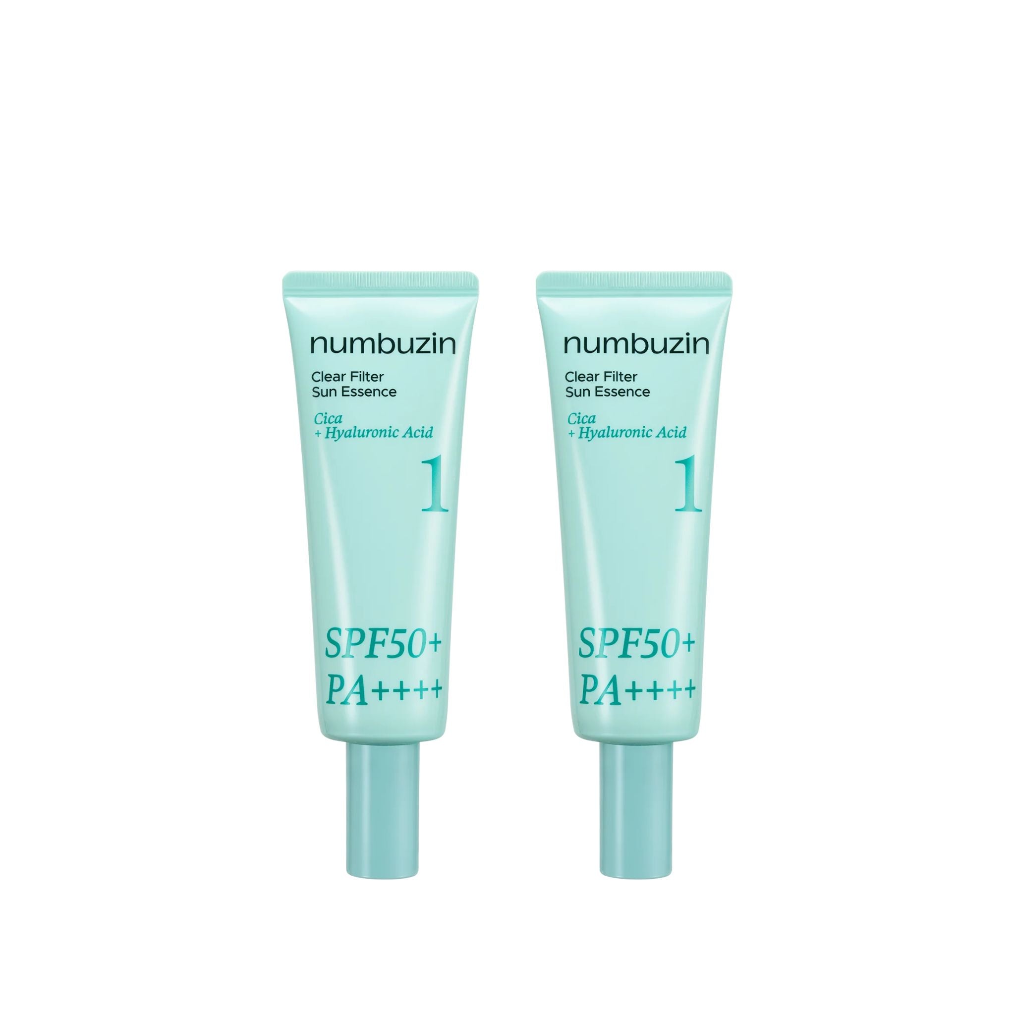 [x2 BUNDLE] Numbuzin No.1 Clear Filter Sun Essence SPF50+ PA++++