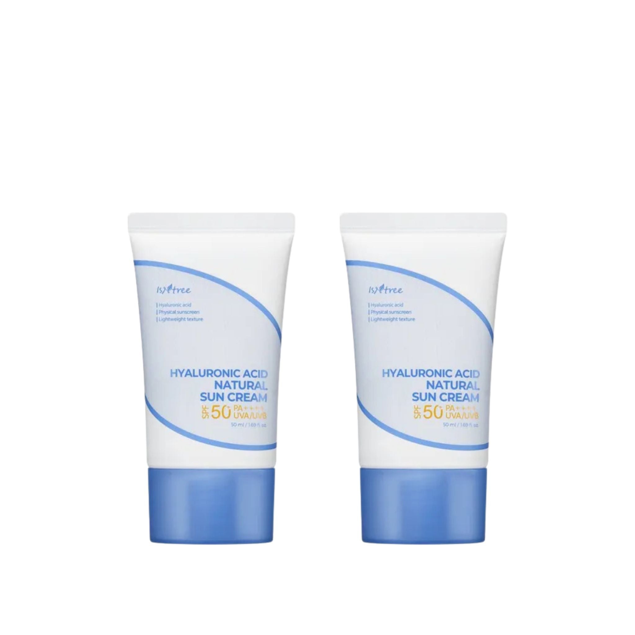 [x2 BUNDLE] Isntree - Hyaluronic Acid Natural Sun Cream