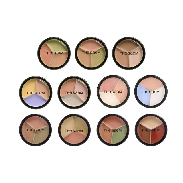 The Saem - Cover Perfection Triple Pot Concealer - 11 Types