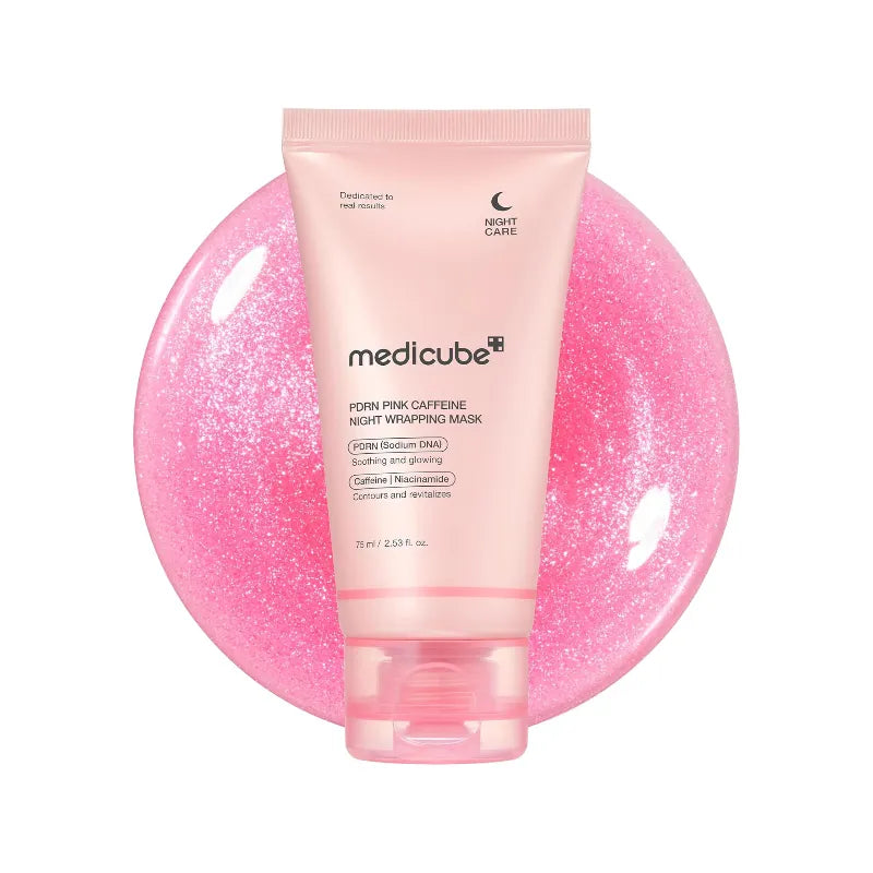 medicube - PDRN Pink Caffeine Night Wrapping Mask 75ml - Gallery 1