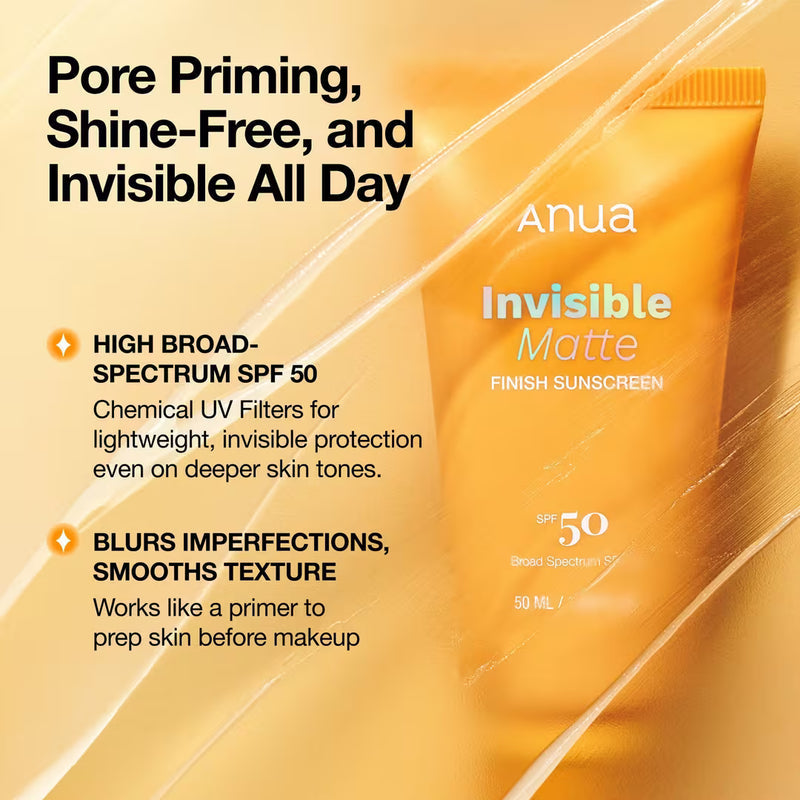 Anua - Invisible Matte Finish Sunscreen - Gallery 2