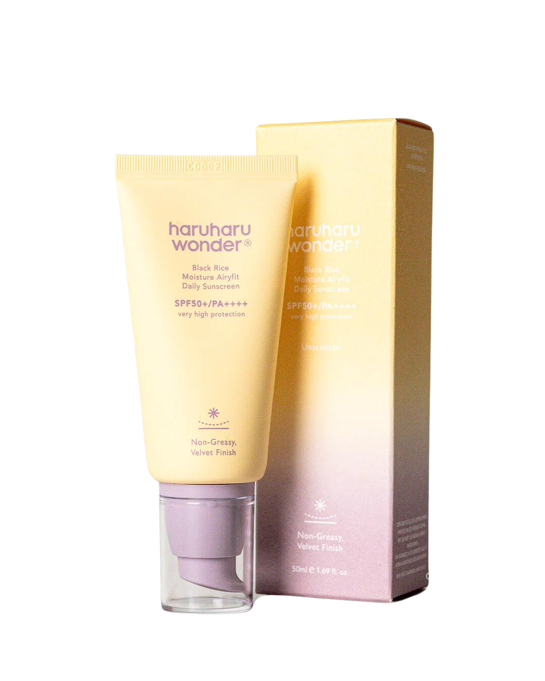 Haruharu WONDER Black Rice Moisture Airyfit Daily Sunscreen SPF50+ PA++++ 50ml