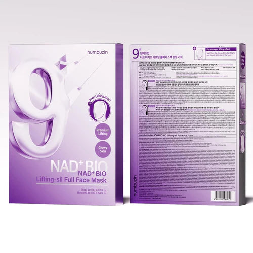 numbuzin - No.9 NAD Bio Lifting-sil Full Face Mask Set