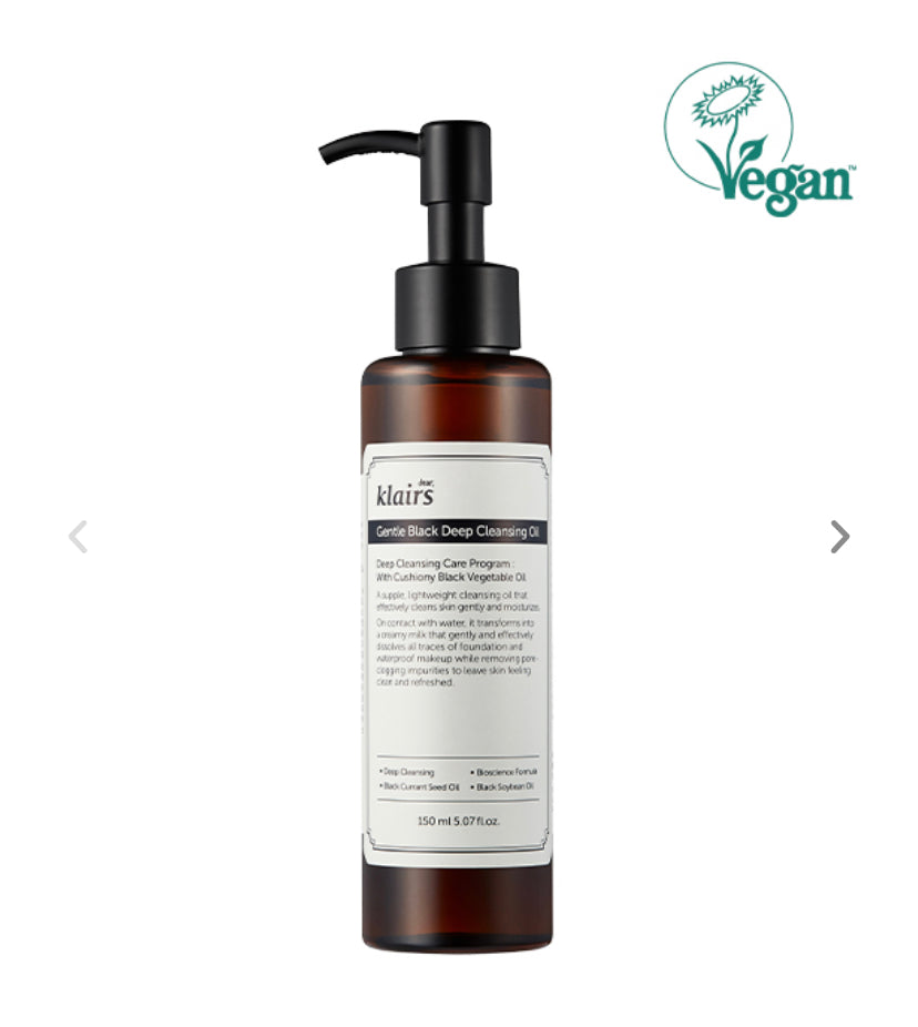 Gentle Black Deep Cleansing Oil