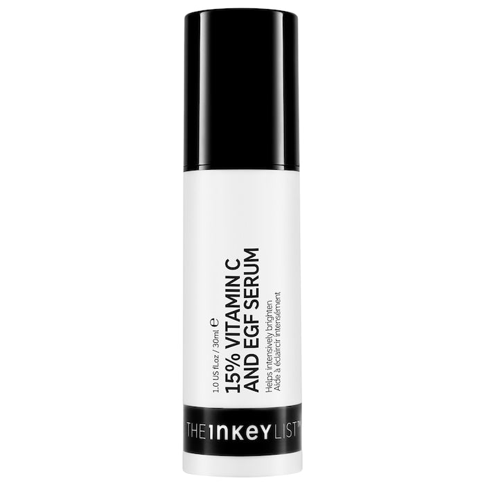 The INKEY List 15% Vitamin C and EGF Brightening Serum 30ml